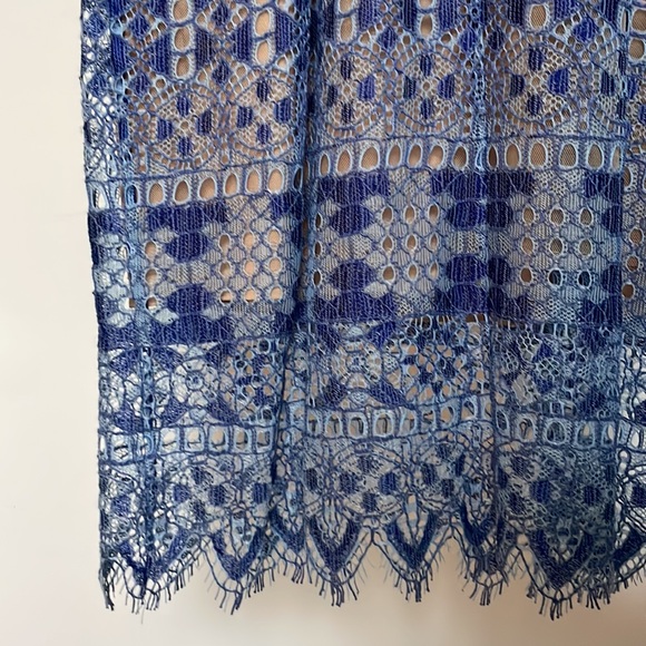 BCBG Blue Lace Dress - Picture 3 of 3